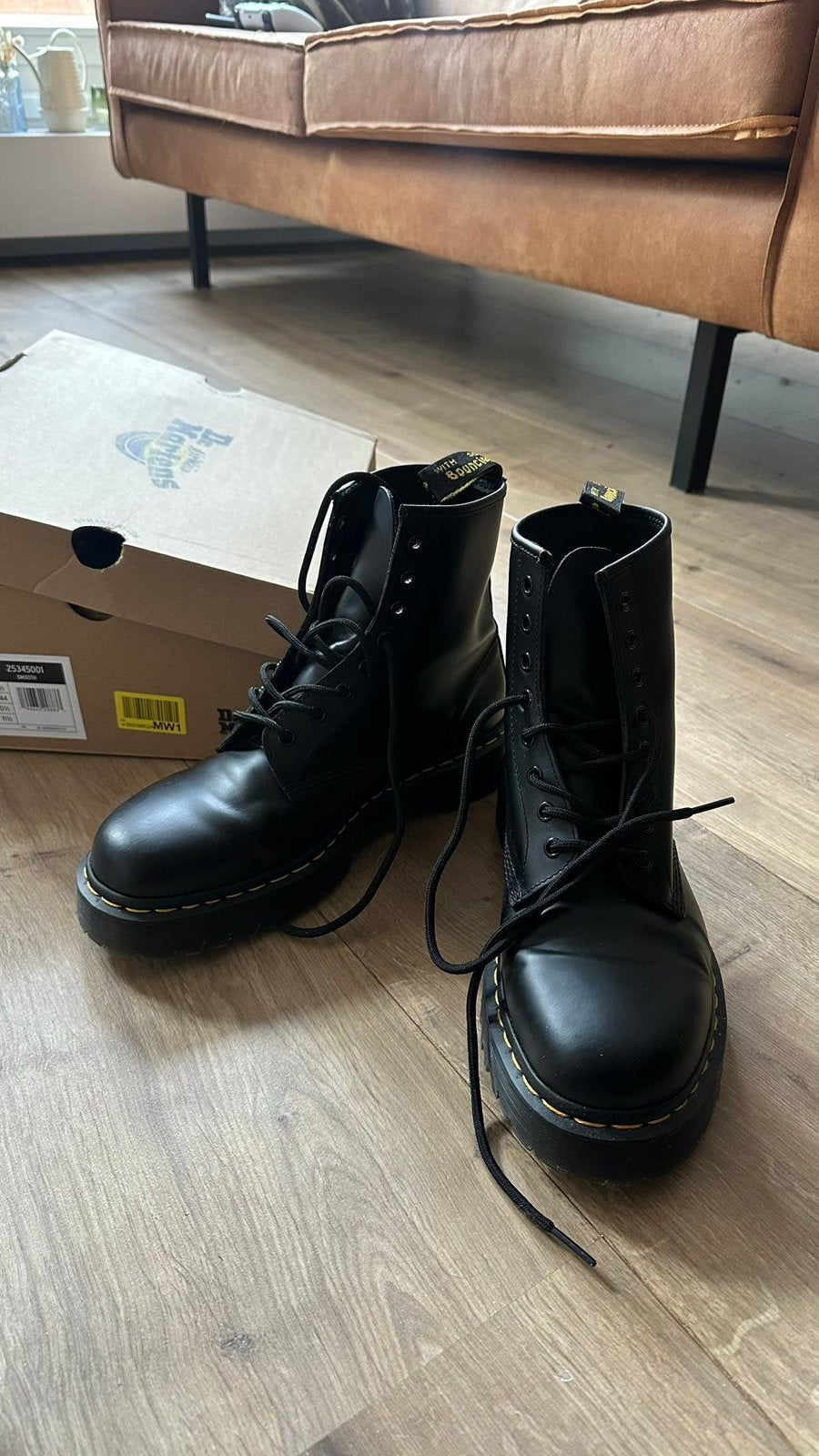 Dr. Martens 1460 Bex Smooth maat 44 incl doos, Ophalen of Verzenden, Zo goed als nieuw, Zwart, Boots