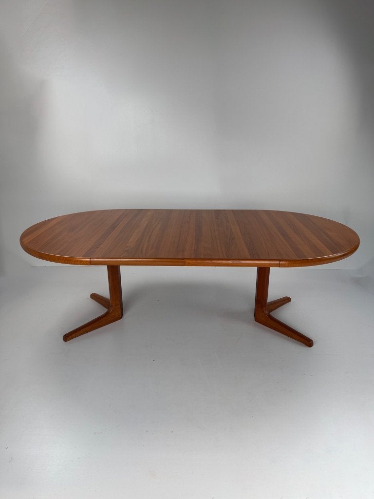 Extendable Teak Dining Table, Glostrup Møbelfabrik, Denmark, Z, Gebruikt, Teakhout, Z