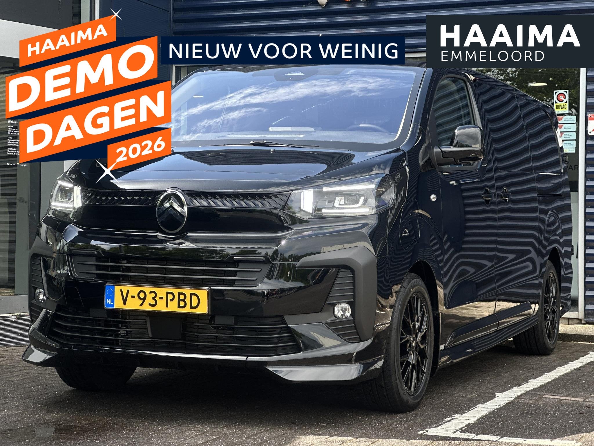 Citroen ë-Jumpy L3 136 75 kWh | STX | Leer | Stoel/-Stuurve, Zwart, Citroën, Zwart, Origineel Nederlands