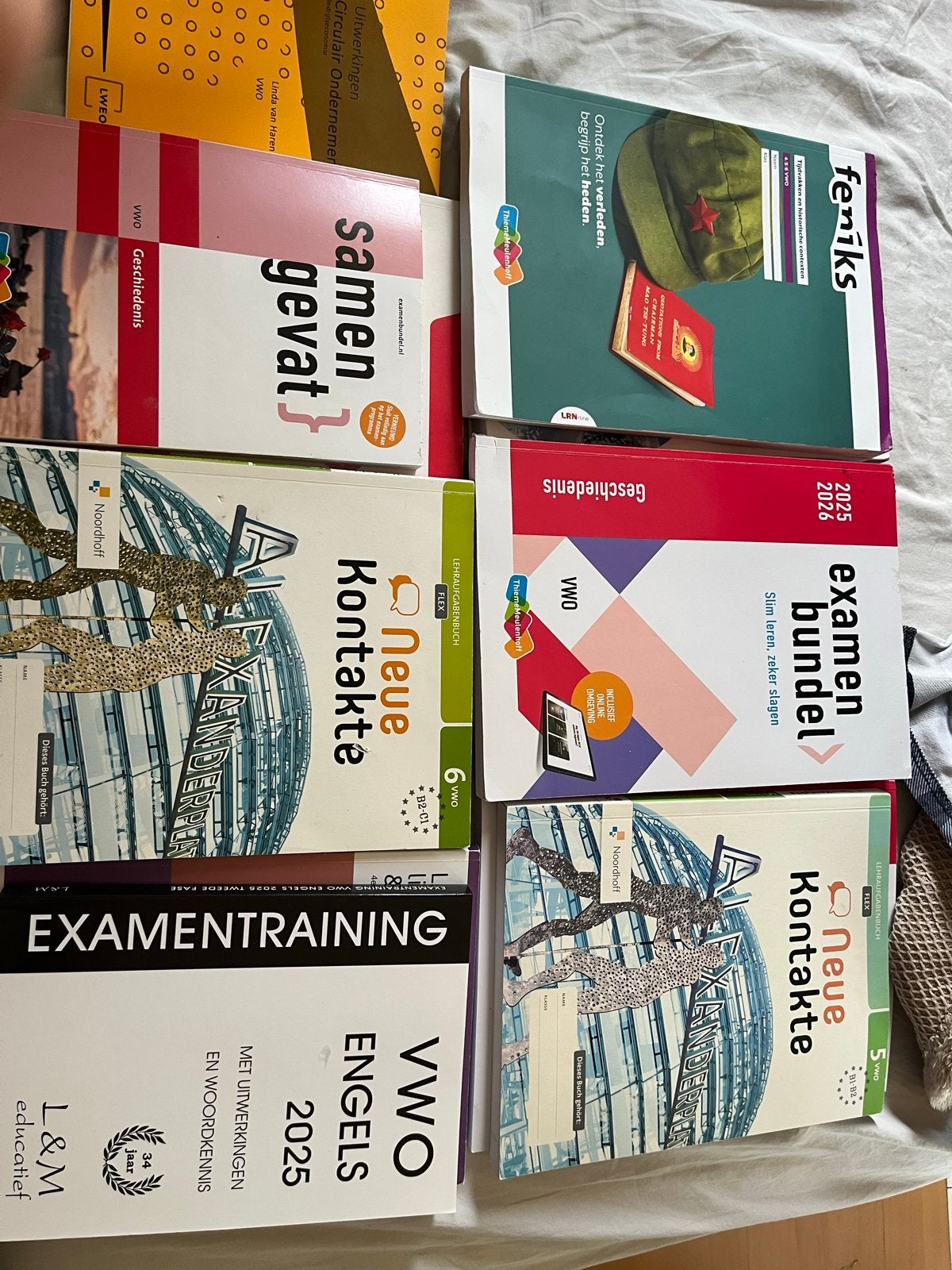 VWO Examenbundels en lesboeken - Diverse vakken, Boeken, Ophalen, Gelezen, VWO, Overige vakken