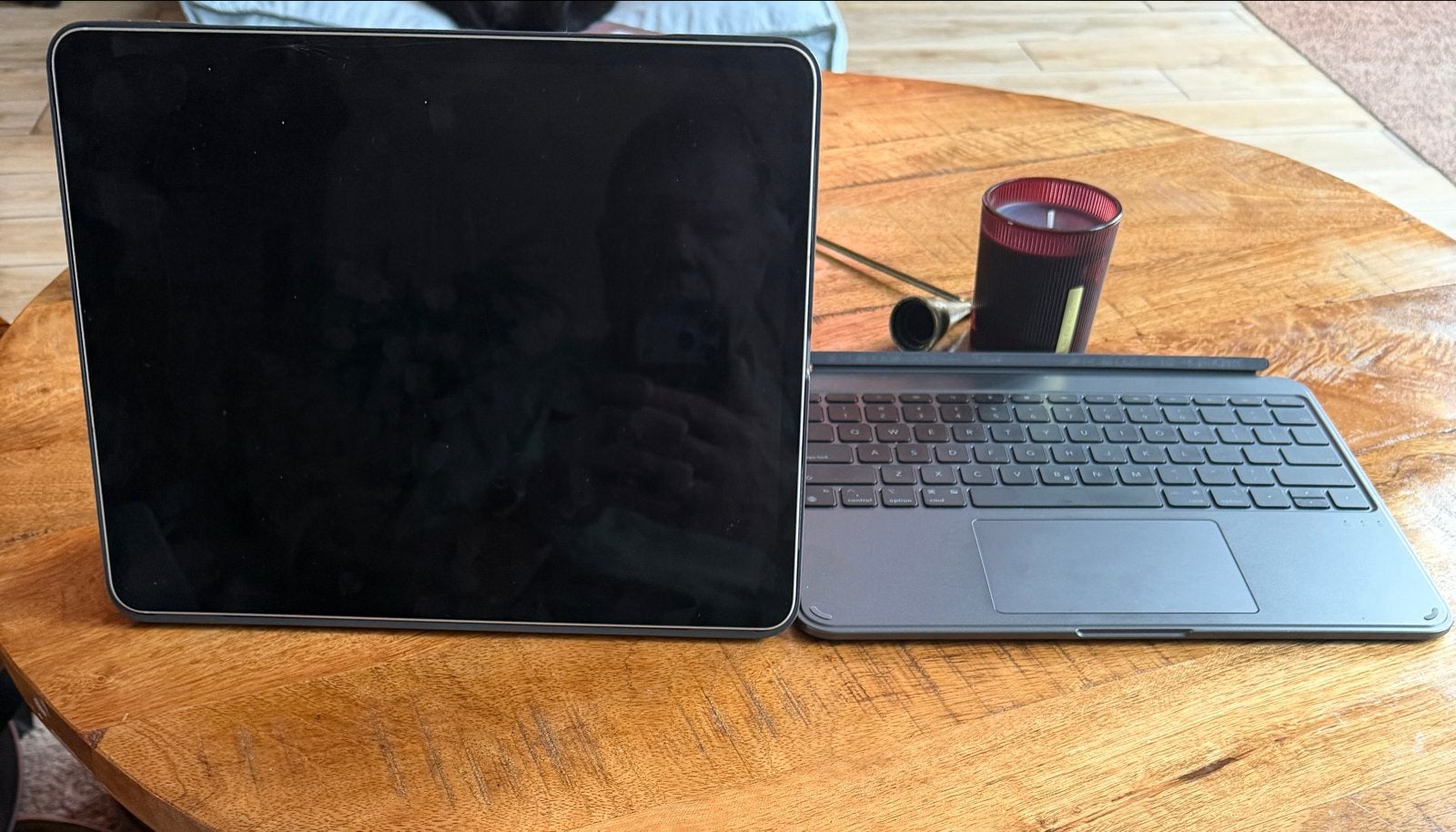 Draadloos toetsenbord voor iPad Pro 13 inch, Computers en Software, Apple iPads, Zo goed als nieuw, Overige modellen, 13 inch of meer