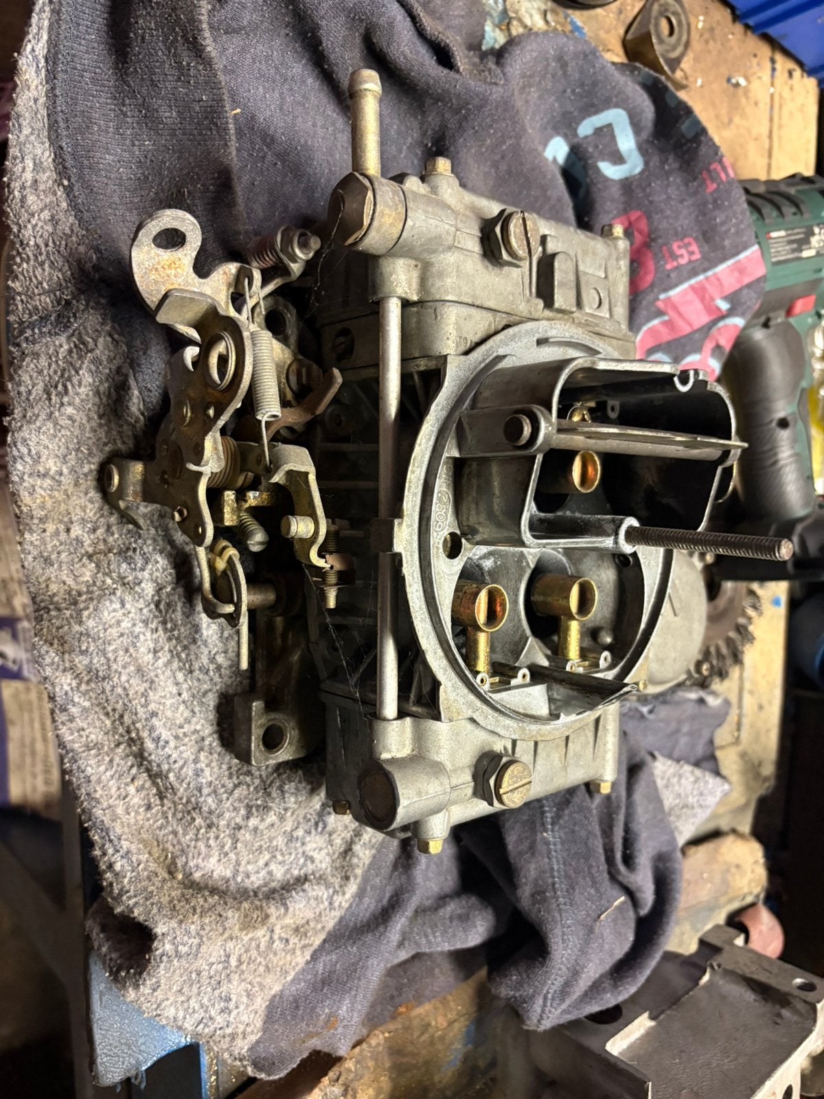 Holley 1850 600 cfm el choke, Gebruikt, Ophalen of Verzenden, Holley, Overige automerken