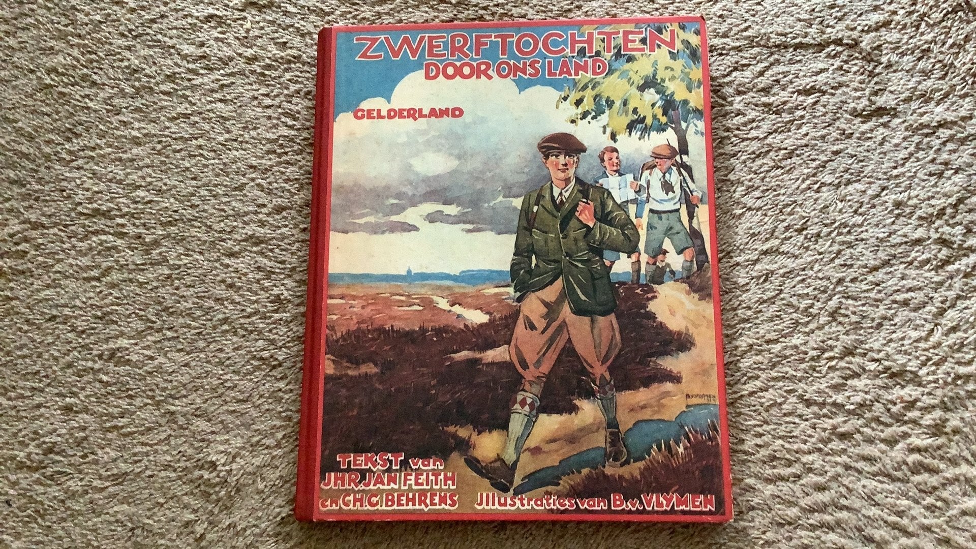 Zwerftochten door ons land, Gelderland. Herdruk V & D, 1977, Boeken, Prentenboeken en Plaatjesalbums, Ophalen of Verzenden, Zo goed als nieuw