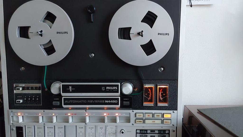 2 Philips Metaallook 18cm spoelen 1met Tape en 1 zonder Tape, Audio, Tv en Foto, Bandrecorders, Ophalen of Verzenden