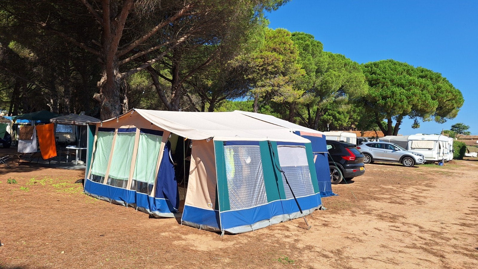 Raclet Borneo vouwwagen met nieuwe banden, Caravans en Kamperen, Vouwwagens, Ophalen