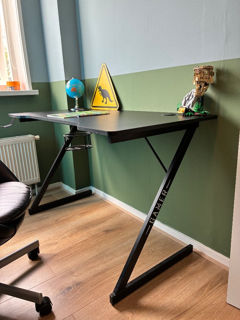 Bureau (Gamer), Ophalen, Zwart, 120 cm, Zo goed als nieuw