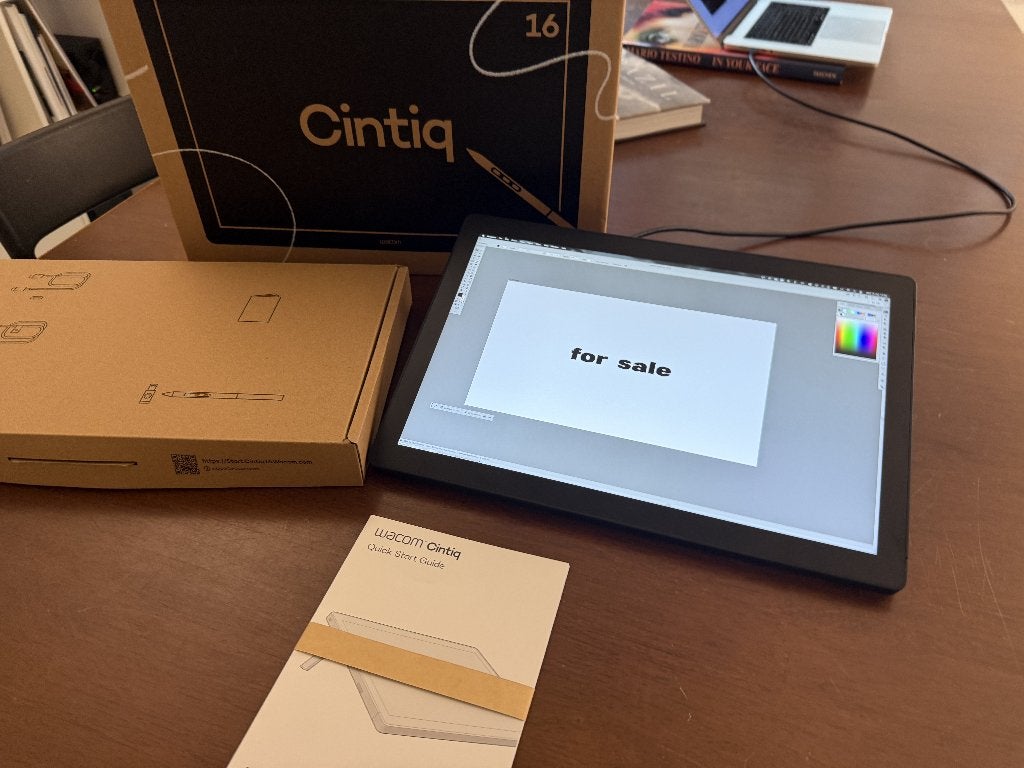 Wacom Cintiq 16 (2025) - compleet, Computers en Software, Tekentablets, Ophalen, Multi-touch, Zo goed als nieuw, Wacom