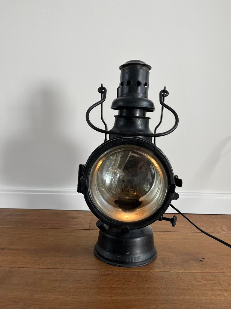 Koets lamp compleet maar ook met zelf omgeboude lamp, Ophalen of Verzenden