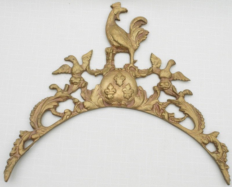 Haan gietstuk, drie lelies, nieuw. € 25,00, Antiek en Kunst, Antiek | Klokken, Ophalen of Verzenden