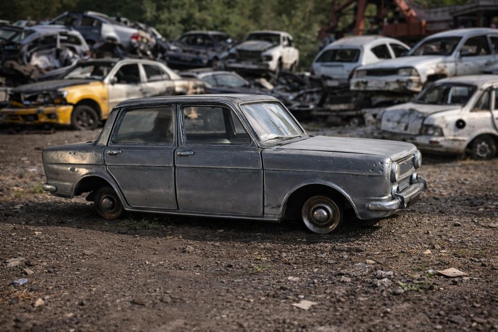 Simca 1000, Hobby en Vrije tijd, Modelauto's | 1:43, Auto, Dinky Toys, Ophalen of Verzenden