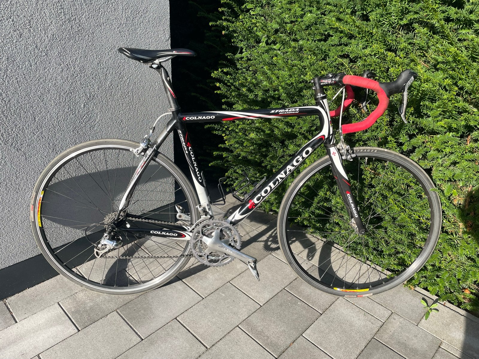 Colnago Strada Scandium racefiets Ultegra 30 versn., Fietsen en Brommers, Overige materialen, Gebruikt, Velgrem, Meer dan 20 versnellingen