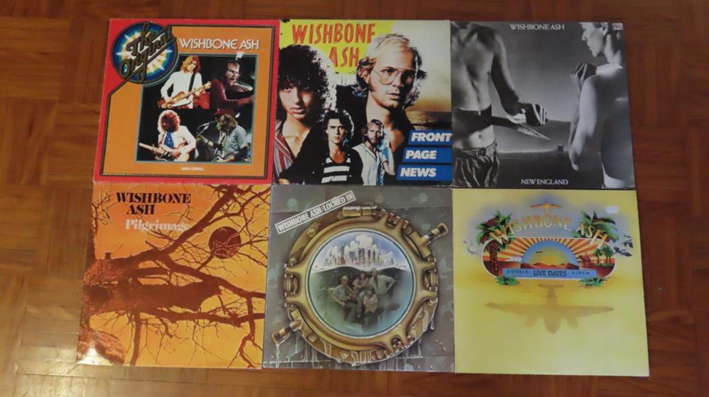 Wishbone Ash LP Collectie - 6 Albums, Complilatie, Ophalen of Verzenden, Gebruikt, 12 inch