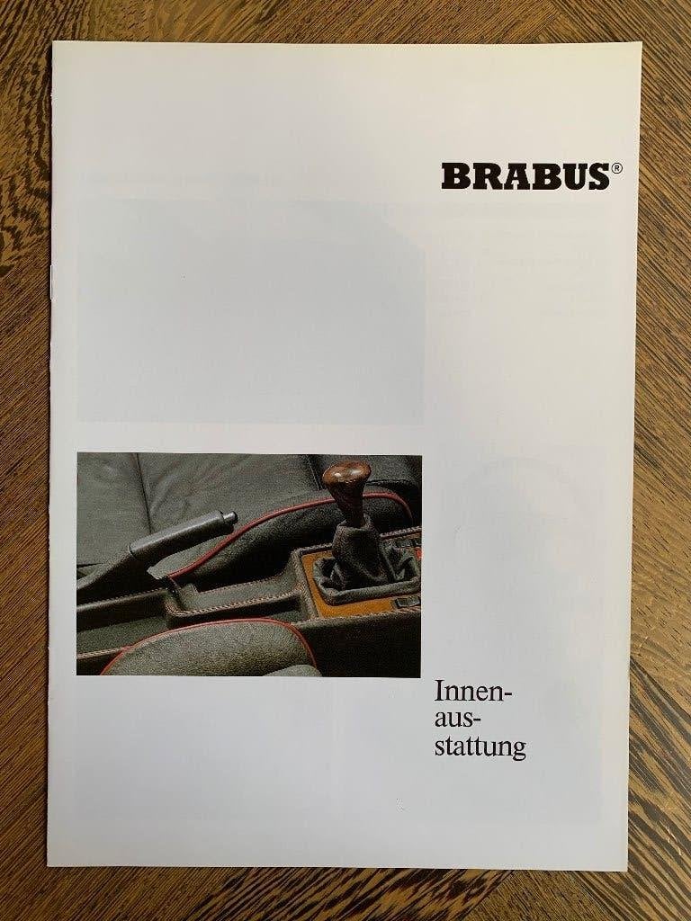Folder Mercedes-Benz Brabus interieur sierdelen W124 1992, Nieuw, Brabus, Mercedes, Ophalen of Verzenden