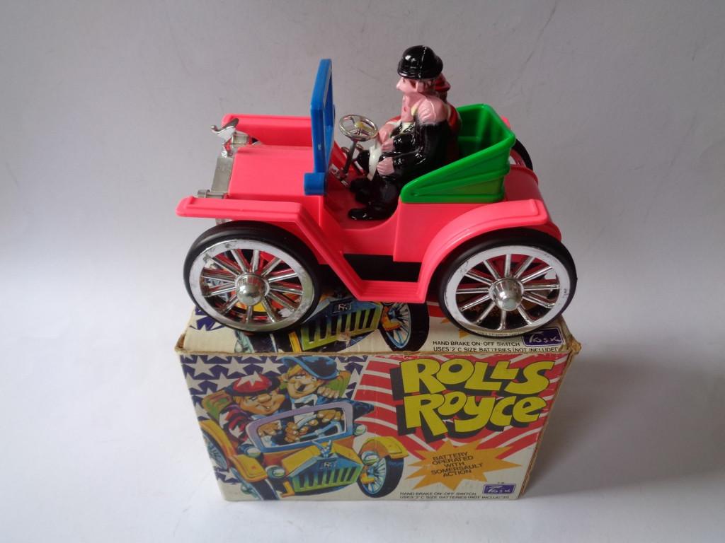 Oude Tosx Laurel & Hardy Rolls Royce Oldtimer in Doos, HK, Ophalen of Verzenden, Gebruikt