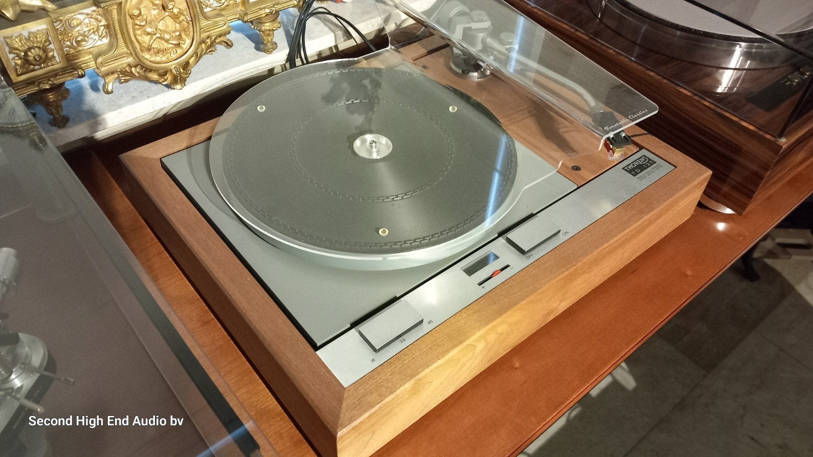 Thorens 125 mkI, Jelco 750, nieuwe massieve plint, Ophalen, Secondhighend@outlook.com, Thorens, Thorens