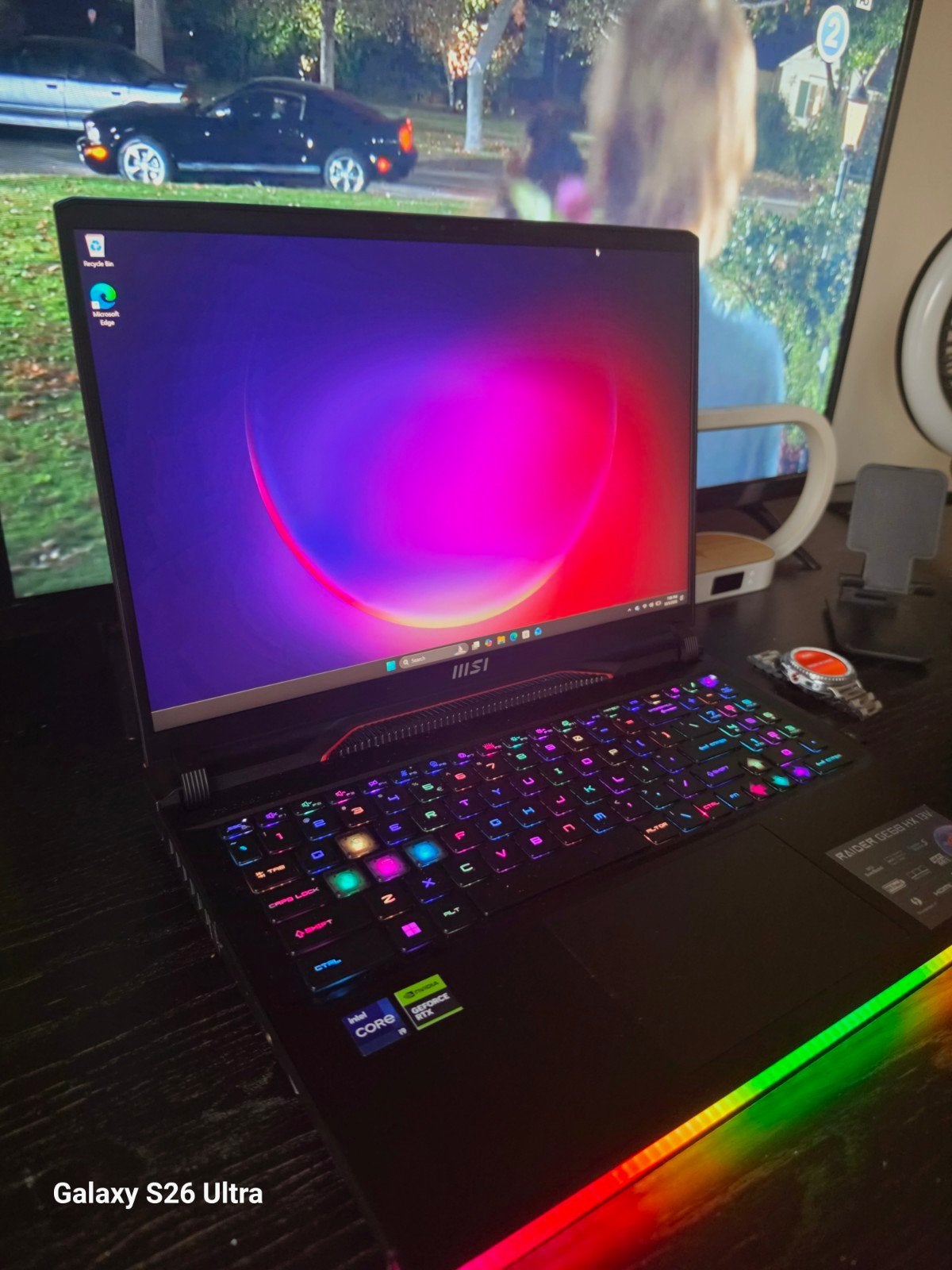 MSI Raider GE68HX 13V Gaming Laptop - i9-13980HX, RTX 4070, Computers en Software, Qwerty, Onbekend (zie foto voor details), Ophalen of Verzenden
