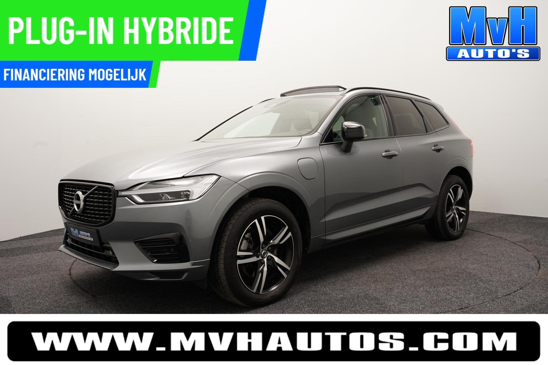 Volvo XC60 2.0 PHEV T6 AWD R-Design|PANO|H/K|TREKH|SOH93%, Automaat, Gebruikt, Euro 6, Leder en Stof