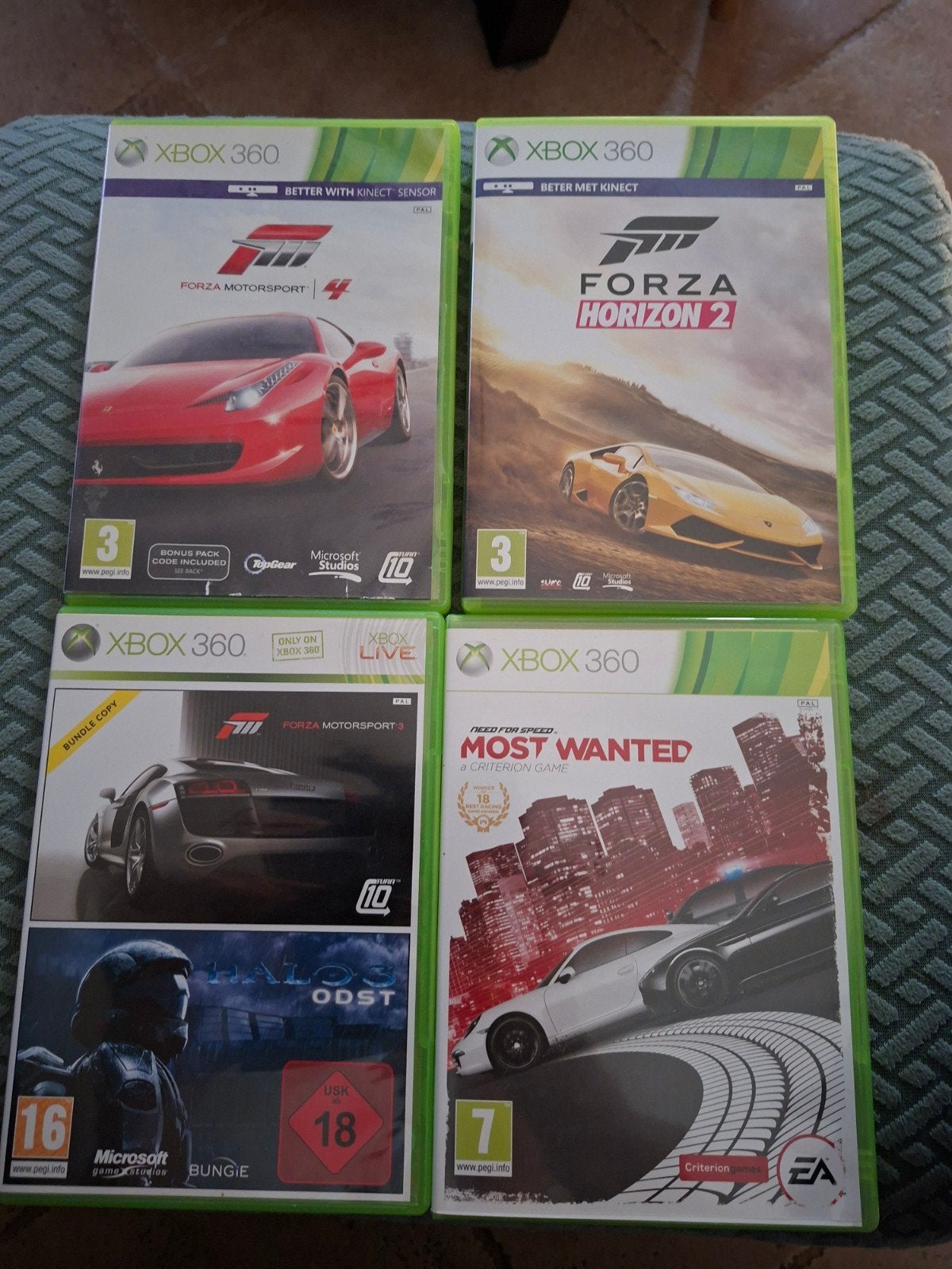4 Xbox racegames: Forza Motorsport, Horizon & Need for Speed, Ophalen of Verzenden