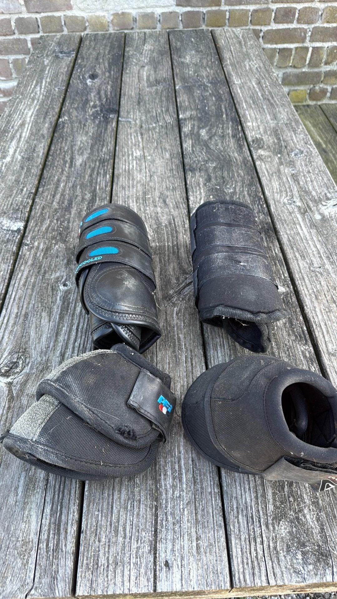 Div crossbeschermers en springschoenen, Crossbeschermers, Ophalen of Verzenden, Gebruikt, Overige maten