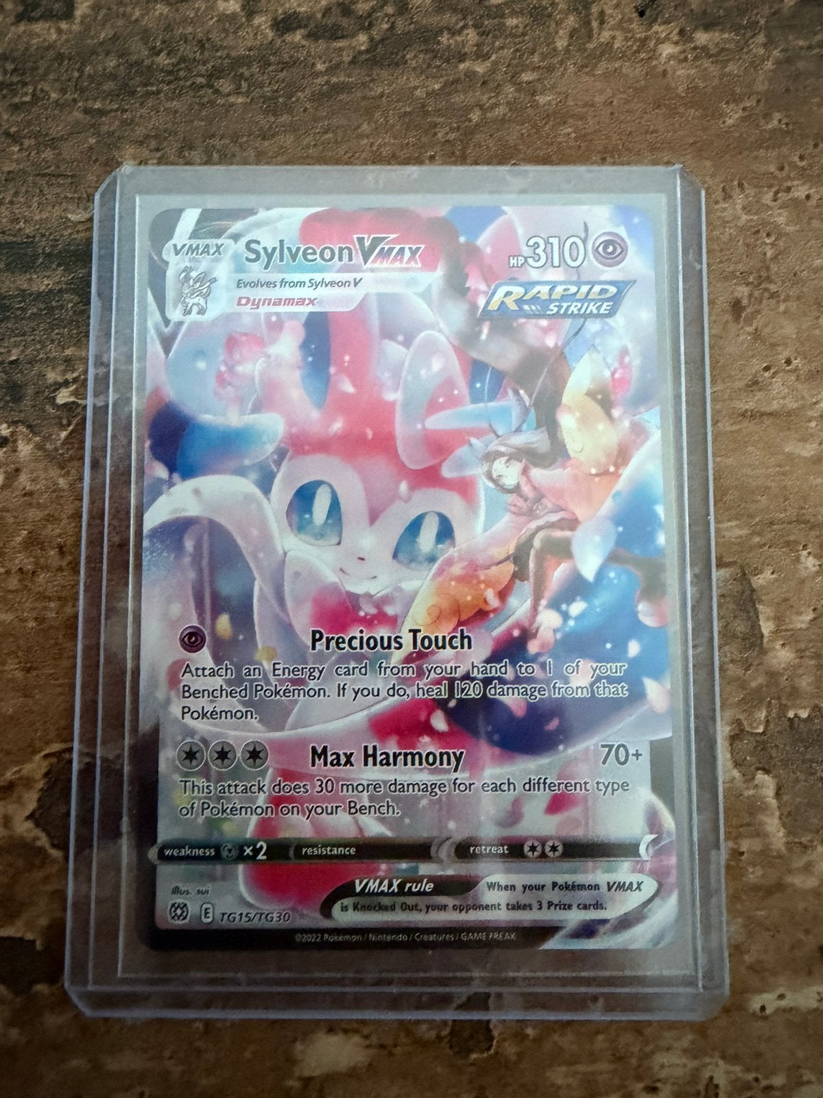 Sylveon Vmax TG15/TG30, Ophalen of Verzenden, Zo goed als nieuw