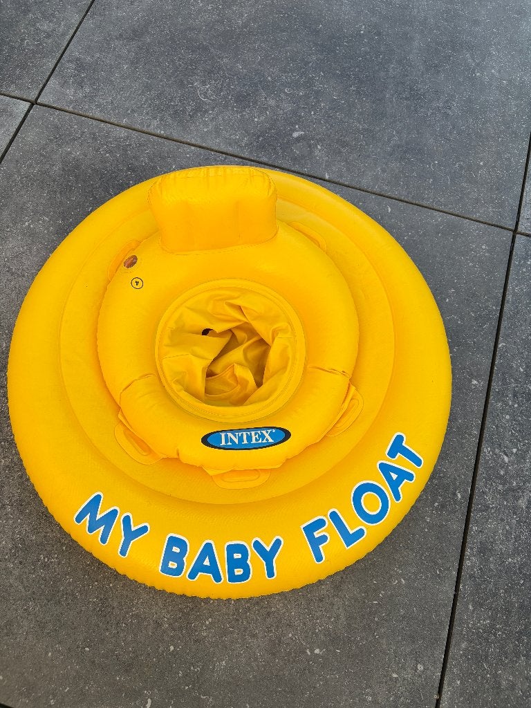 Intex My Baby Float zwemband baby geel, Ophalen of Verzenden, Zo goed als nieuw, Overige typen
