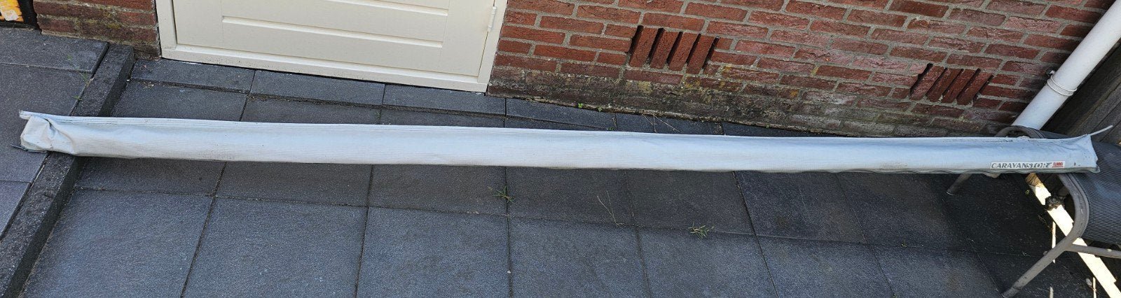Fiamma Caravanstore 320 etuiluifel. Grijs., Ophalen, Zo goed als nieuw, PVC, Fiamma