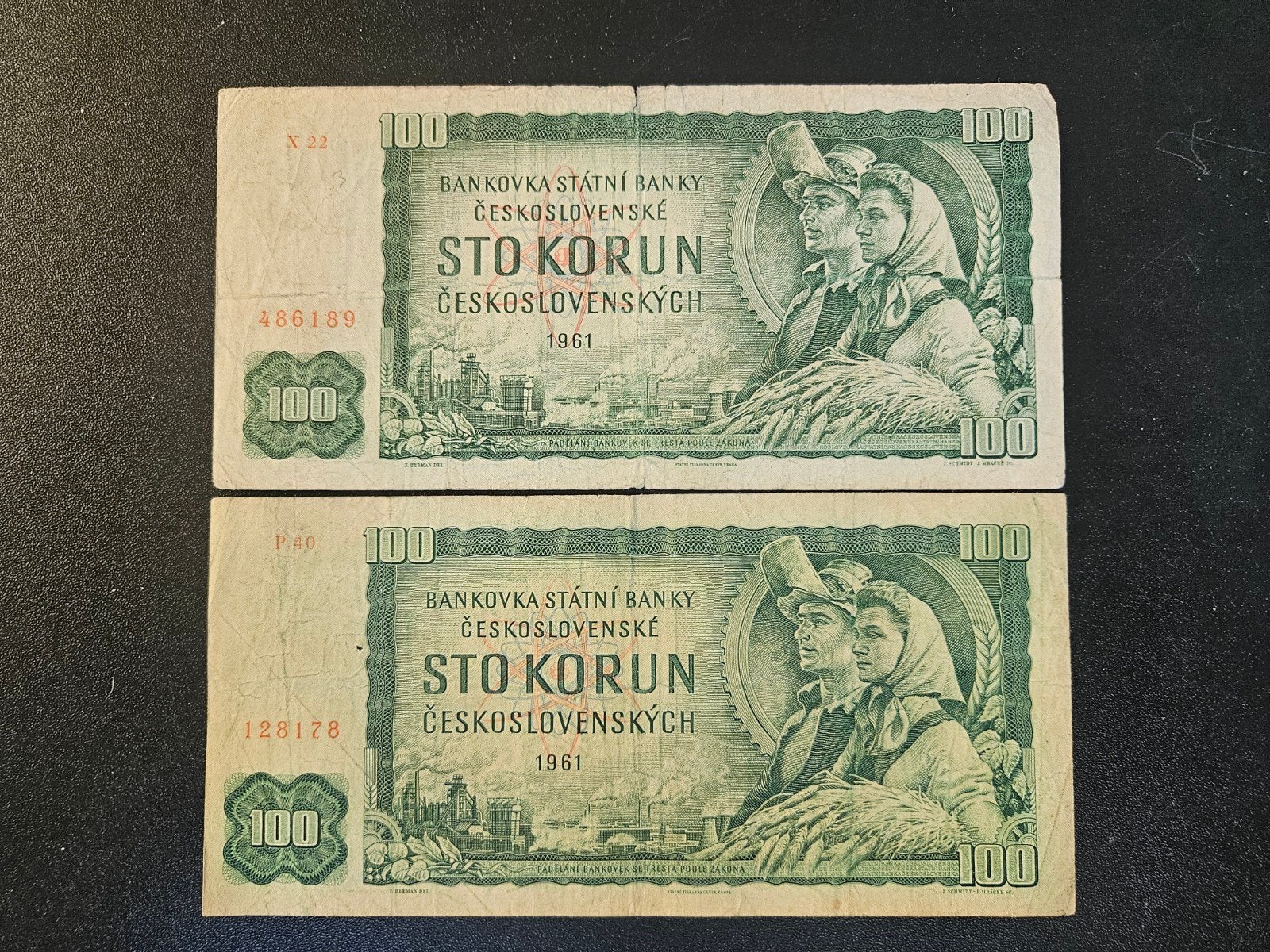 Tsjechoslowakije pick 91b 1961      2, Verzenden, Overige landen, Los biljet