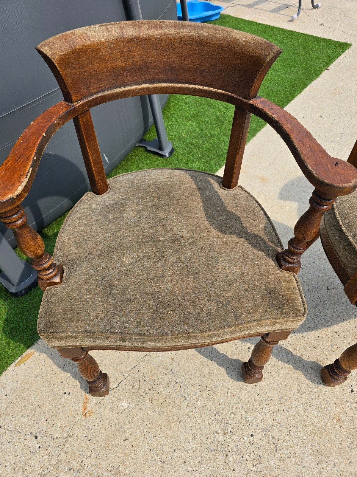 3 retro brocante vintage stoelen, Ophalen