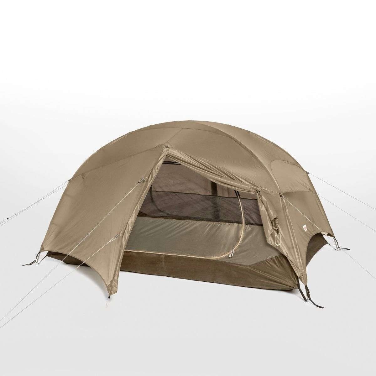 Fjallraven Abisco Friluft 2  met voetprint ZGAN, Caravans en Kamperen, Tenten, Ophalen of Verzenden, Zo goed als nieuw, Tot en met 2