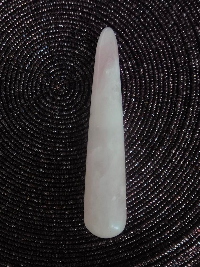 Rozequartz kristalstaaf kwarts, Ophalen of Verzenden
