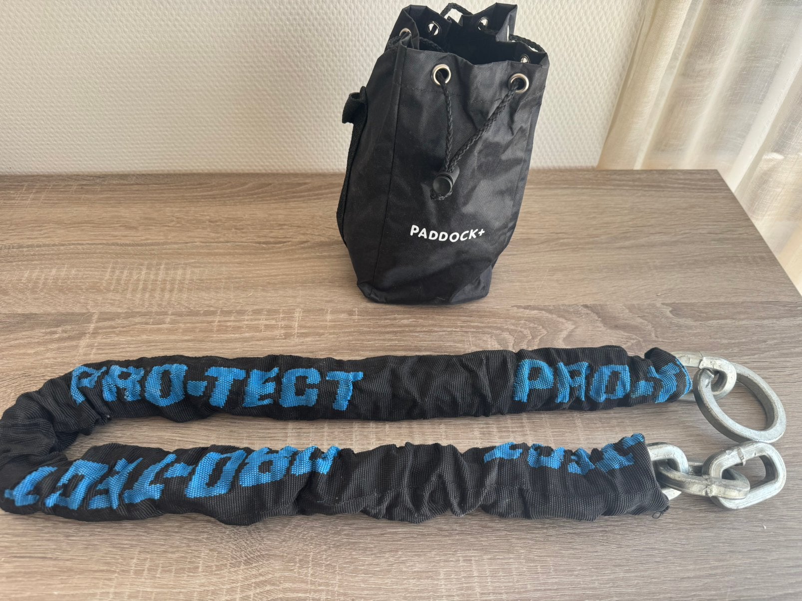 Beveiligingsketting PRO-TECT, zonder slot, Ophalen of Verzenden, Zo goed als nieuw, Kettingslot