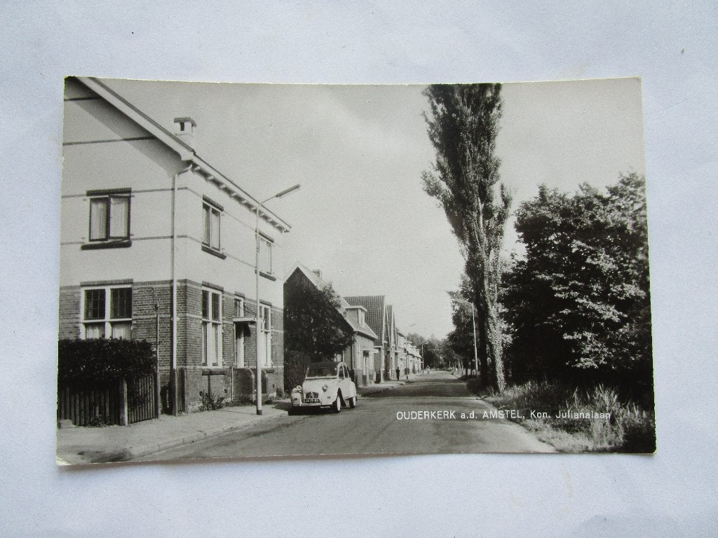 Ansichtkaart Ouderkerk a d Amstel - Kon Julianalaan, Verzenden, 1960 tot 1980, Ongelopen, Noord-Holland