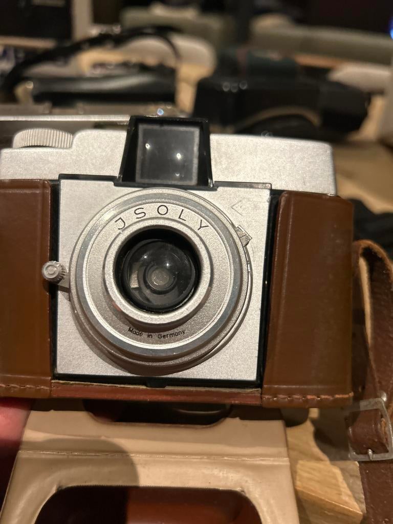 Vintage J. Soly camera - Made in Germany, Ophalen of Verzenden, Gebruikt, Compact, Overige Merken