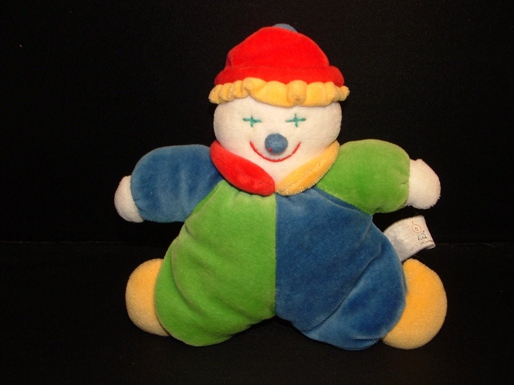 KS KIDS POPJE JACK THE CLOWN VELOURS WIT MET HALF, Ophalen of Verzenden, Zo goed als nieuw, Overige typen