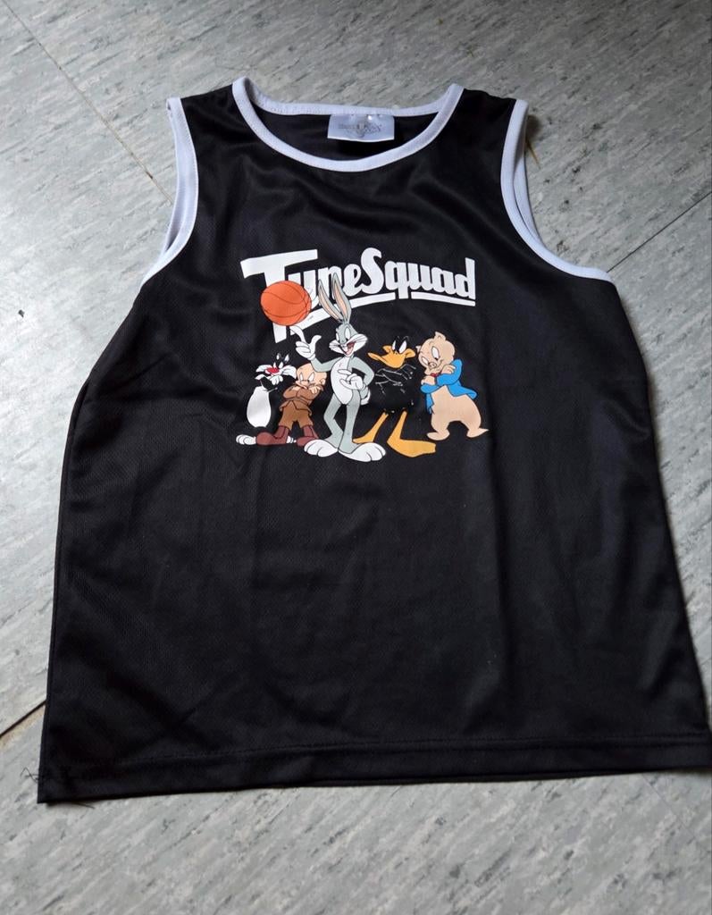 Tune Squad Space Jam basketbal shirt maat 122/128, Gebruikt, Jongen of Meisje, Ophalen of Verzenden, Shirt of Longsleeve
