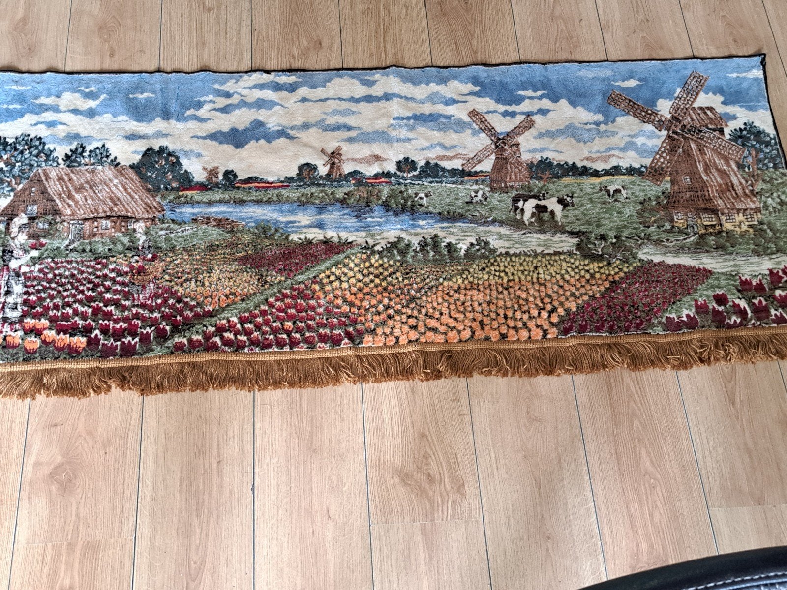 Vintage Wandkleed hollands tafereel, Huis en Inrichting, Woonaccessoires | Wanddecoraties, Ophalen of Verzenden