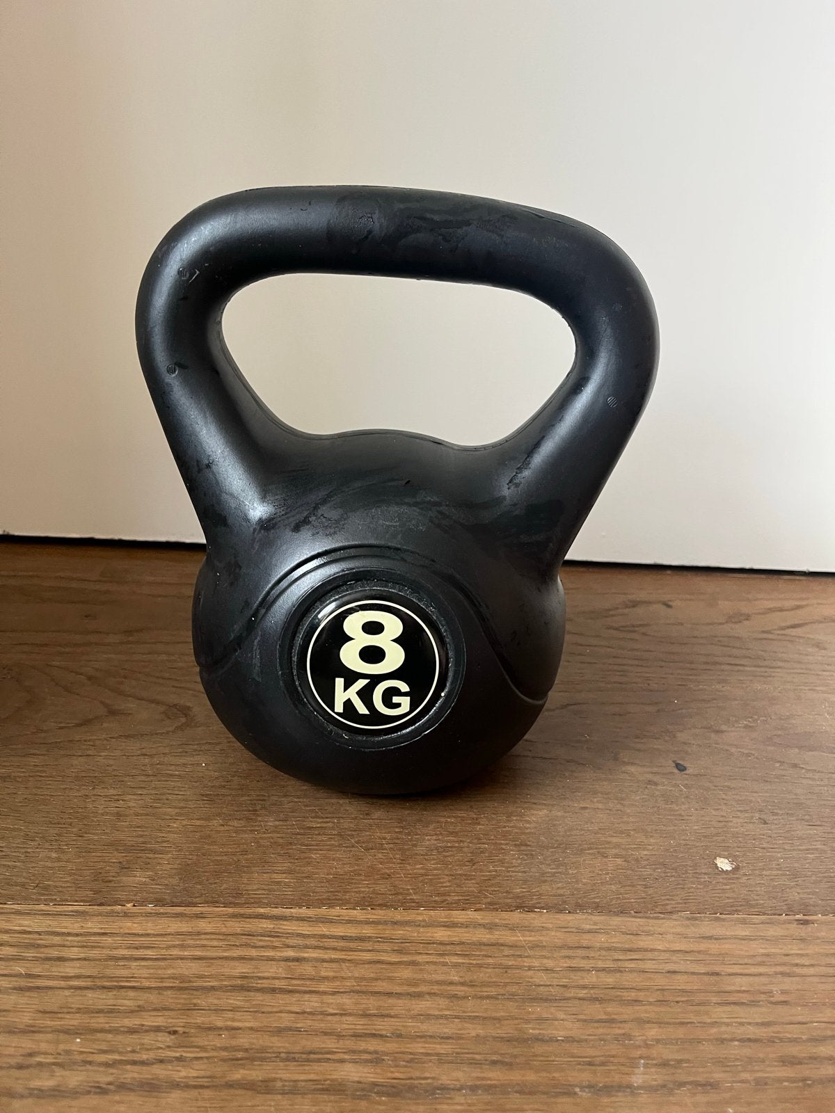 Kettlebell 8 kilo, Sport en Fitness, Fitnessmaterialen, Ophalen, Gebruikt, Armen, Kettlebell