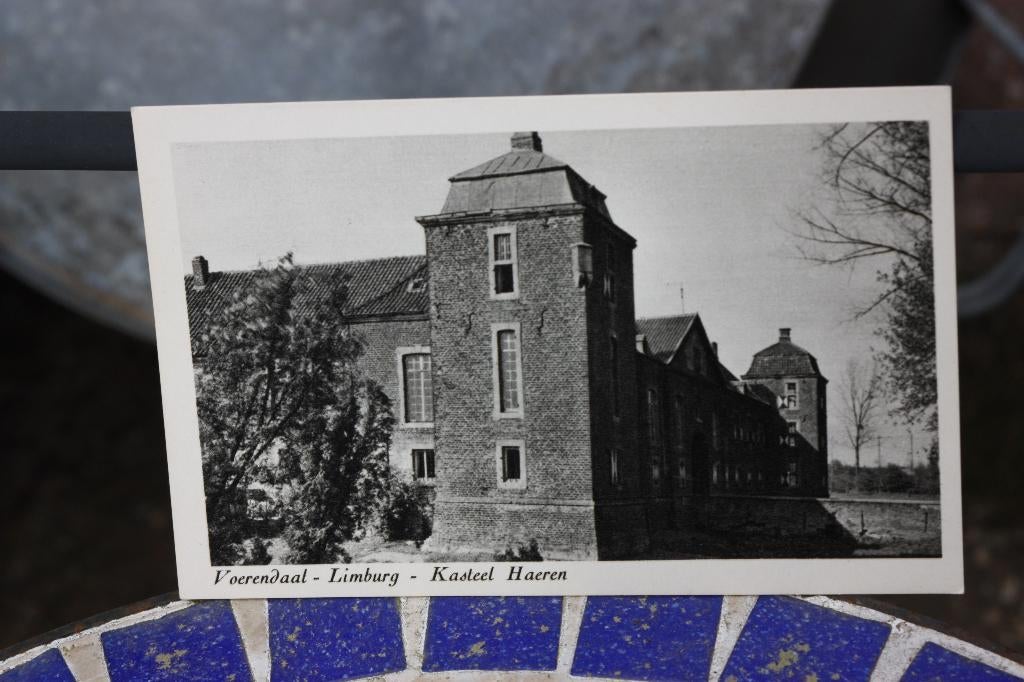 Oude ansichtkaart Voerendaal Kasteel Haeren onbeschreven, Ophalen of Verzenden, 1960 tot 1980, Ongelopen, Limburg