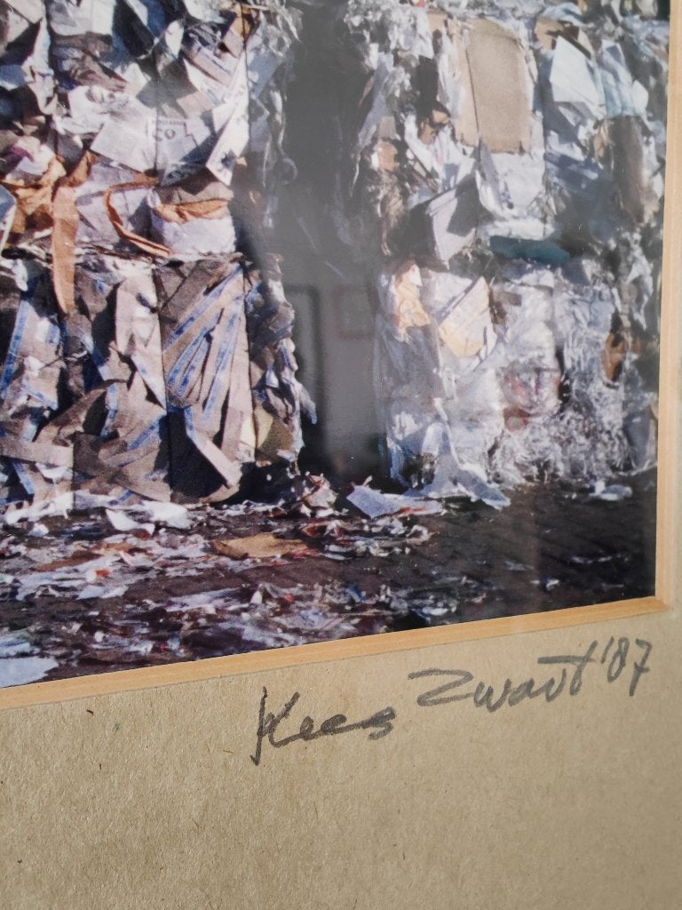 Kunstfoto Kees Zwart (Den Haag, 1929) , 1987, Papierbalen, Ophalen of Verzenden, Foto, Fotografie, Achter glas