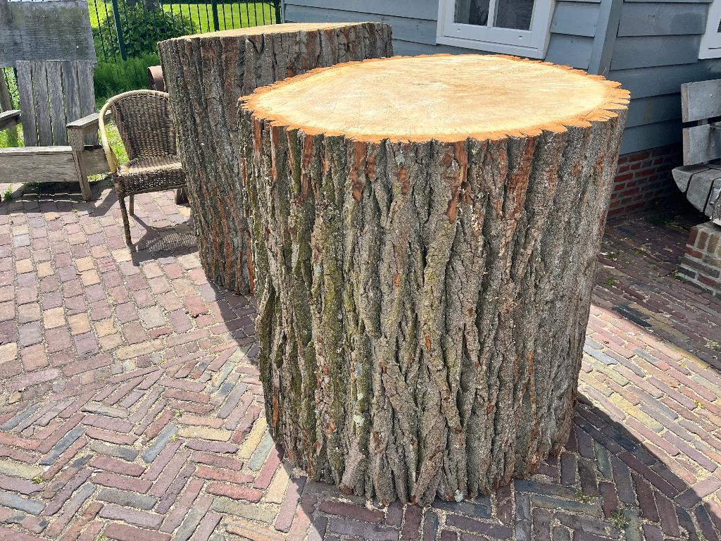 Houten Stamtafel, Ophalen, In hoogte verstelbaar, Nieuw