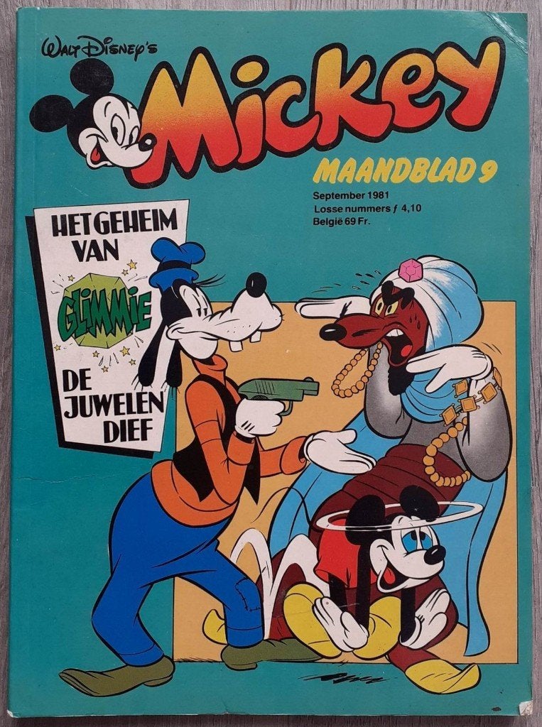 Mickey (September 1981), Eén stripboek, Ophalen of Verzenden, Gelezen