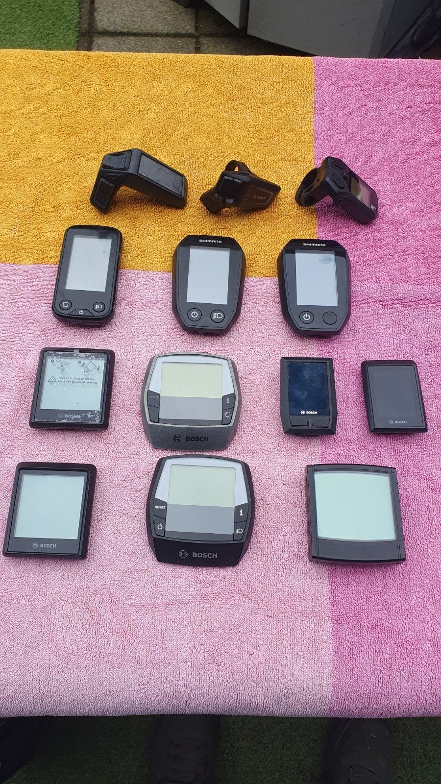 Ebike s displays Bosch 'shimano,bata;sparta..., Ophalen