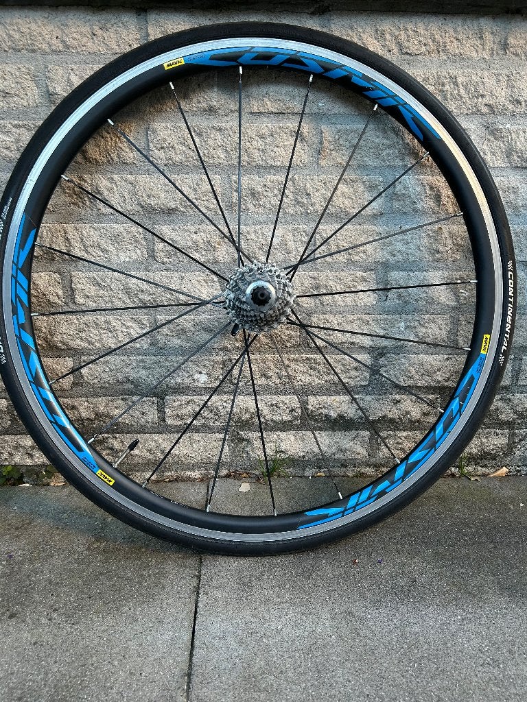 Racefiets wielen mavic cosmic, Gebruikt, Aluminium, Meer dan 20 versnellingen, Ophalen