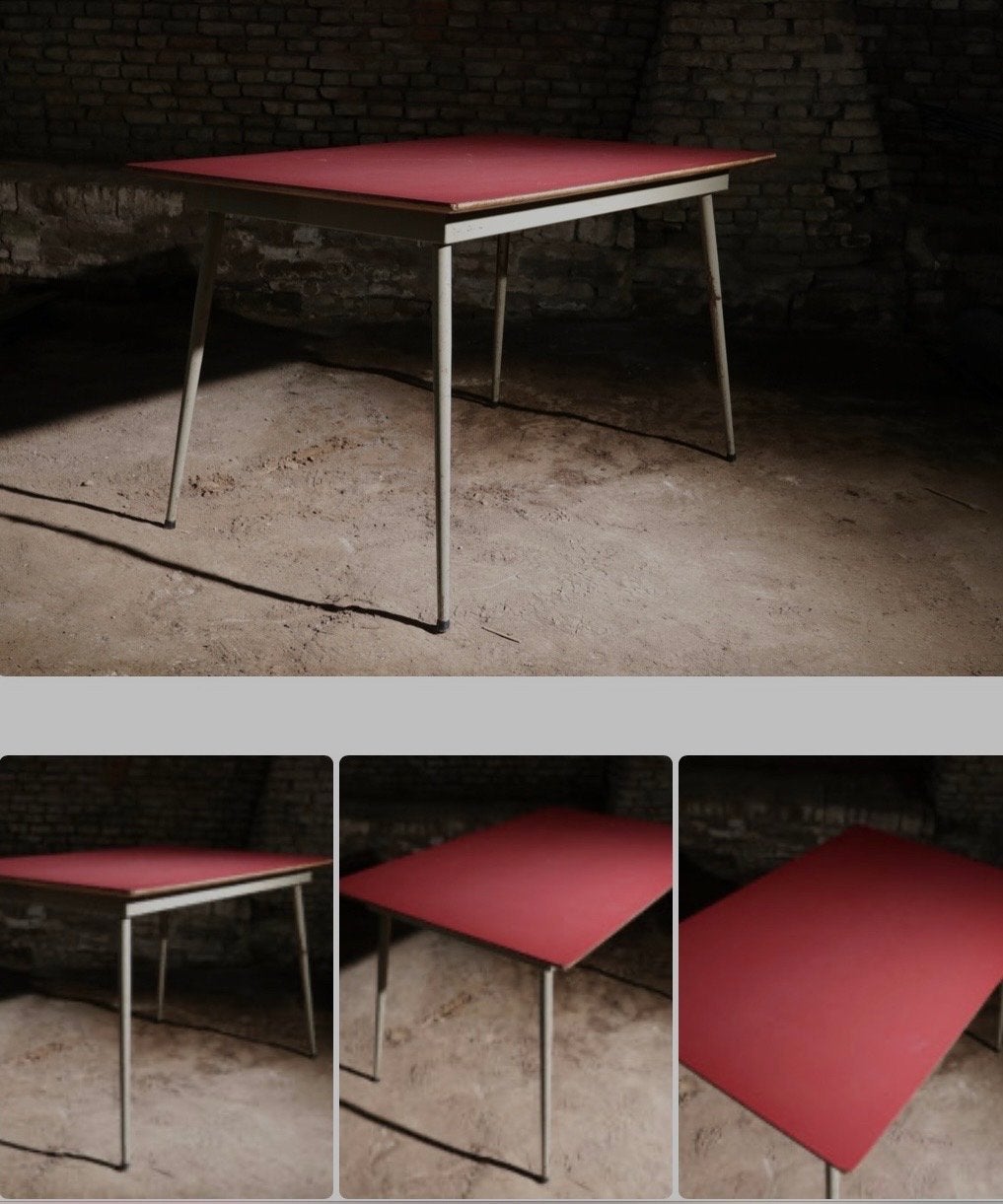 Vintage Willy van der Meeren bureau/tafel - Tubax, Ophalen