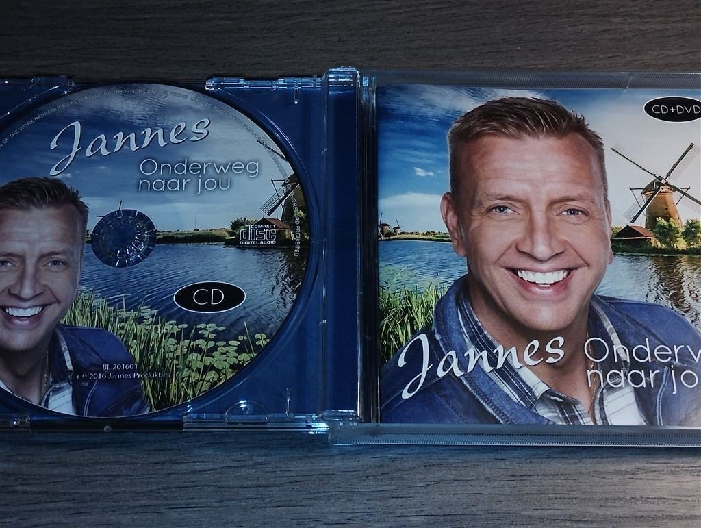 Jannes ‎- Onderweg Naar Jou [CD + DVD], Ophalen of Verzenden, Zo goed als nieuw, Levenslied of Smartlap