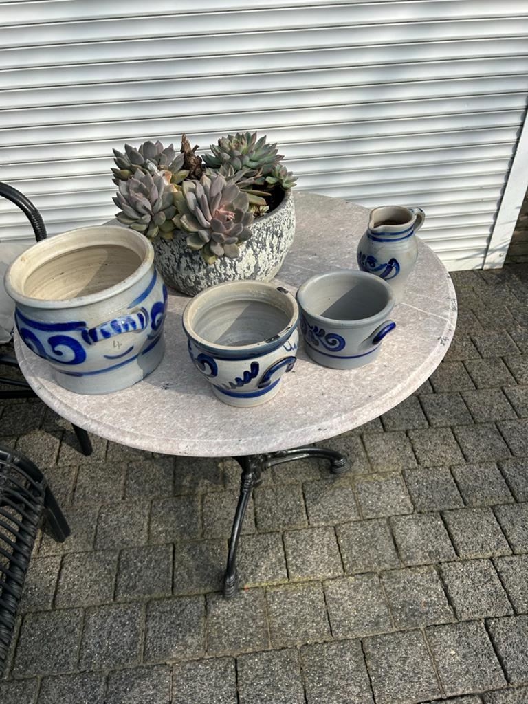 Set van 3 Keulse potten en 1 Keulse kan, Ophalen