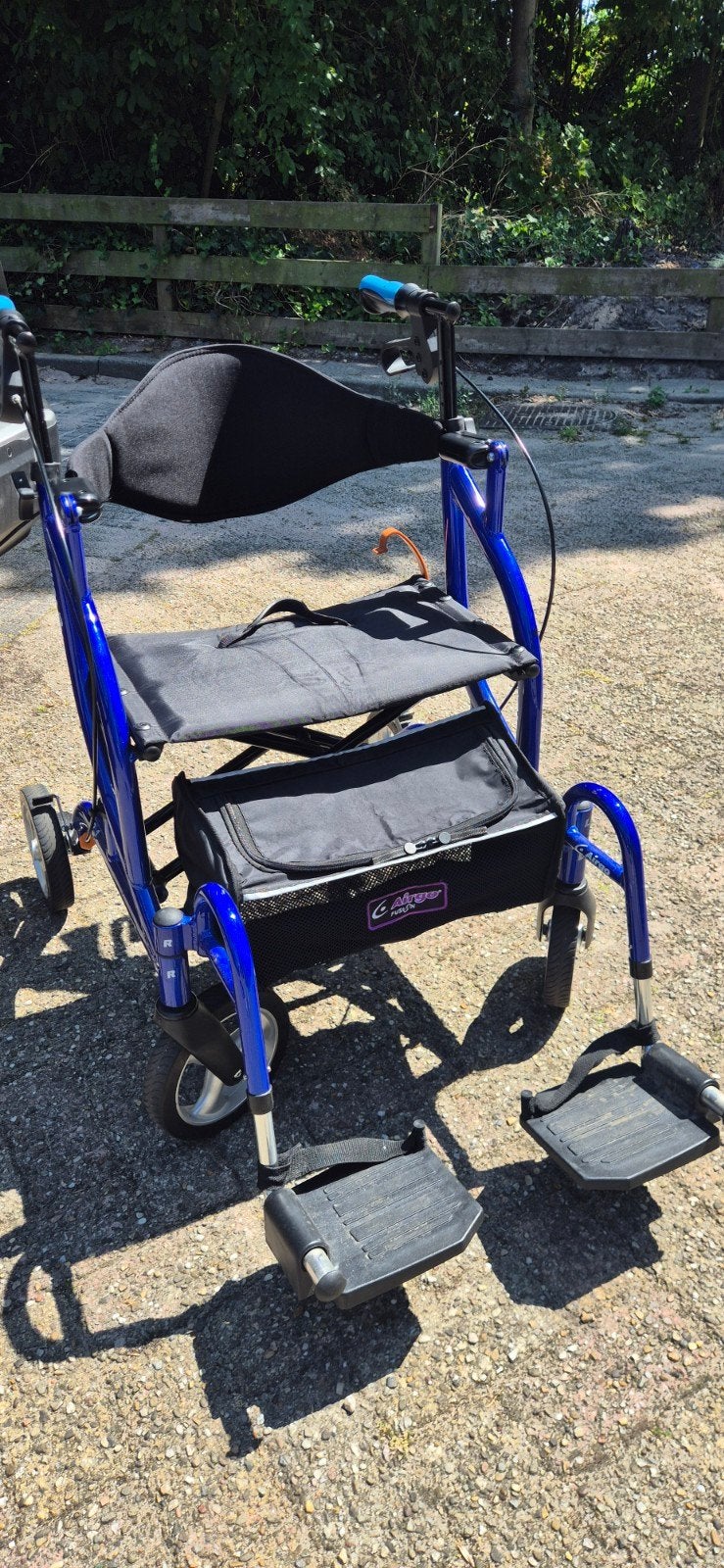 Airgo Fusion rollator rolstoel in 1, Ophalen, Opvouwbaar, Zo goed als nieuw