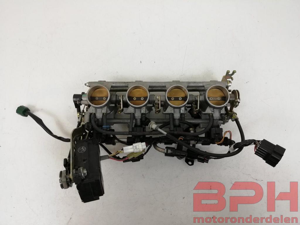Gasklephuis Suzuki GSX-R 750 K1 K2 K3 2001 - 2003 injectoren, Motoren, Onderdelen | Suzuki, Gebruikt, -, -, Ophalen of Verzenden