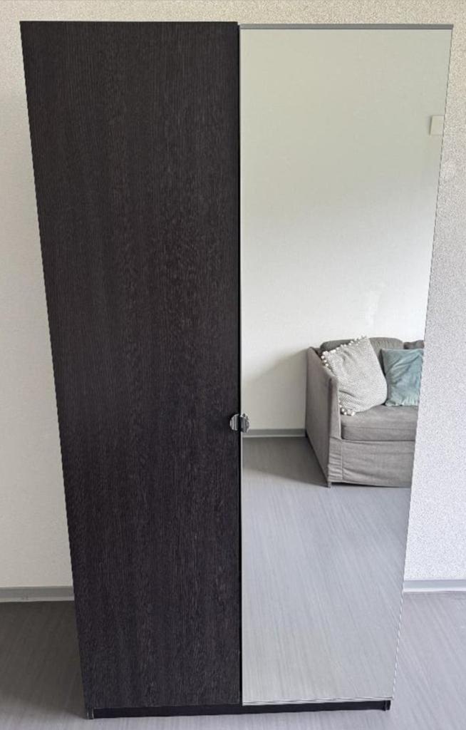 Pax spiegeldeur, Huis en Inrichting, Kasten | Kledingkasten, Ophalen, Gebruikt, 200 cm of meer, 50 tot 100 cm