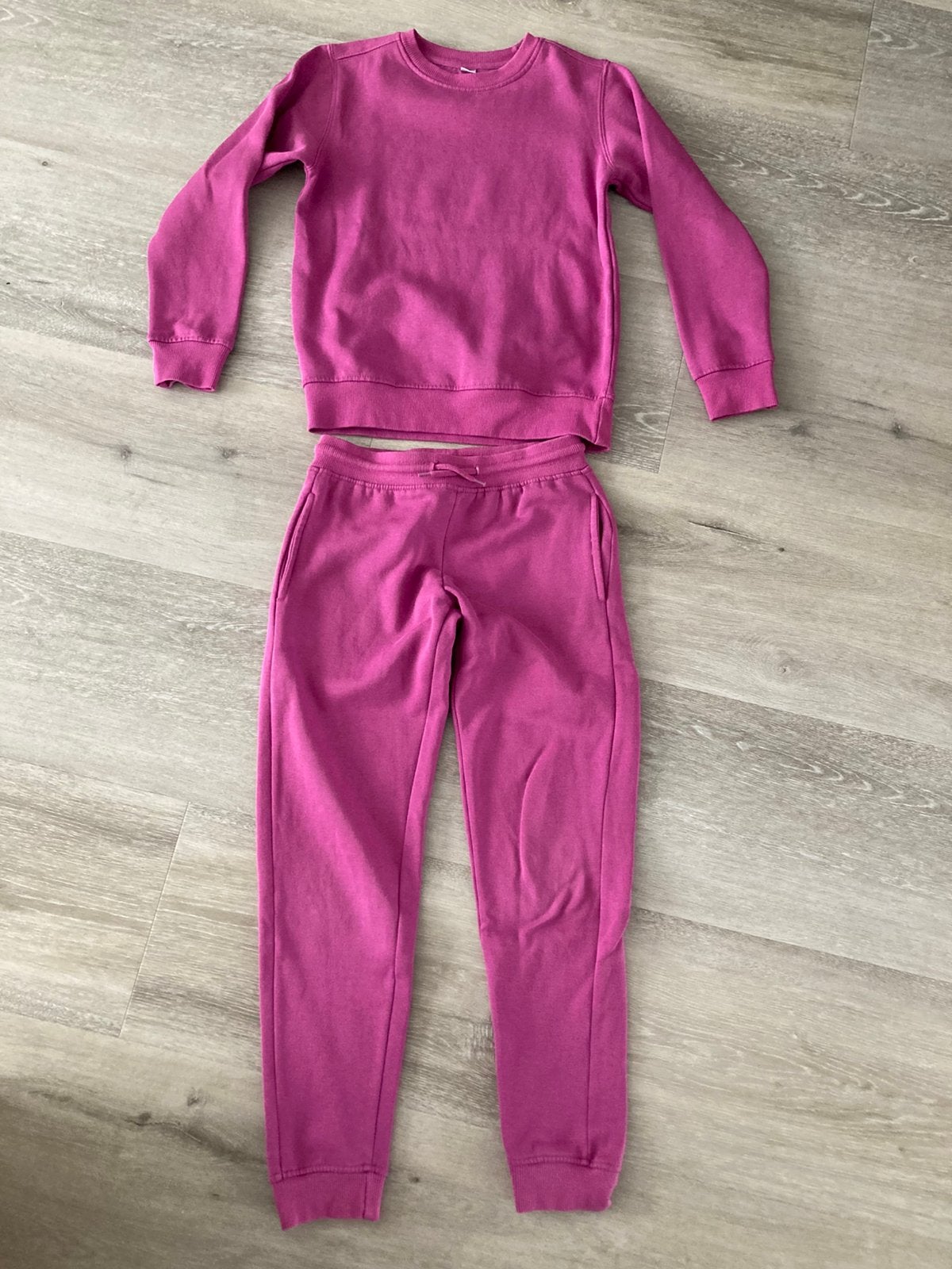 Paars jogging pak maat 146/152, Ophalen of Verzenden, Zo goed als nieuw, Maat 34 (XS) of kleiner, Paars
